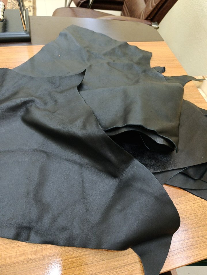1 KG SİYAH PARÇA DERİ  - Görsel 5