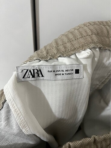 xl Beden kahverengi Renk ZARA MEN PANTOLON