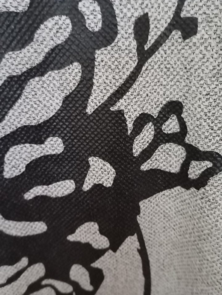 Gri Baskılı Kısa Kollu elbise - Görsel 4