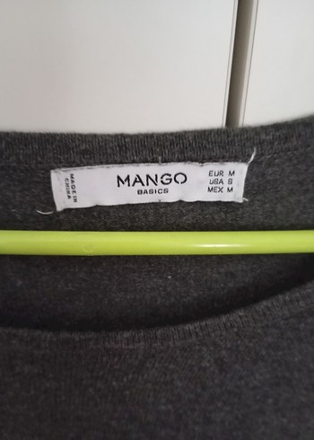 Gri Uzun Kollu yün elbise - Görsel 6