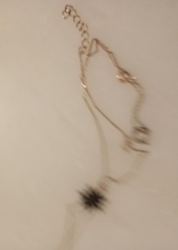 Bej Mini Zincir Detaylı Bohem Kadın Kolye - Görsel 5