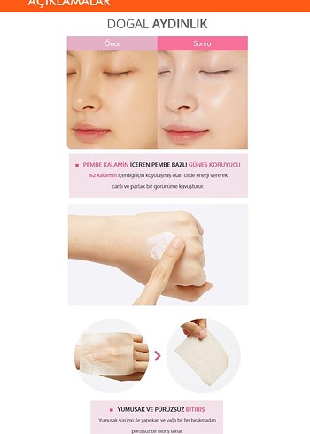 A'Pieu Power Block Pembe Bazlı Güneş Kremi SPF50+ - Görsel 2