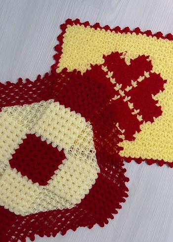 2li örgü banyo lifi - Görsel 3