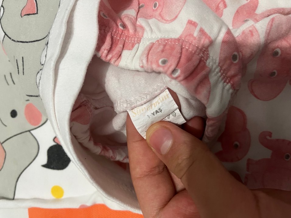 Bebek Kız Pijama Takımı, Uzun Kollu, Dantelli - Görsel 4