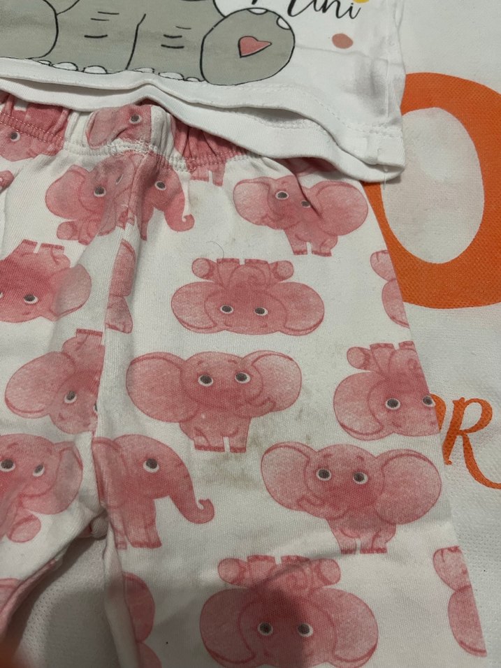 Bebek Kız Pijama Takımı, Uzun Kollu, Dantelli - Görsel 2