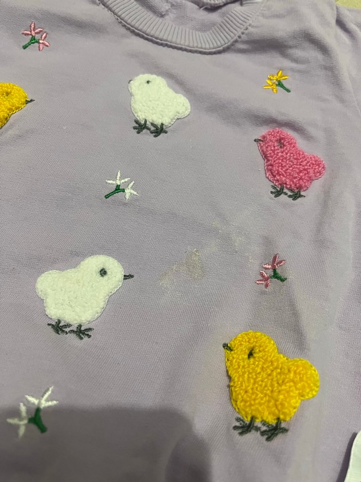 Mor Kazaklı ve Gri Pantolonlu Bebek Takımı - Görsel 2