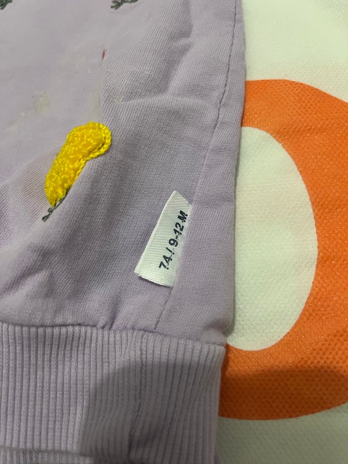 Mor Kazaklı ve Gri Pantolonlu Bebek Takımı - Görsel 3