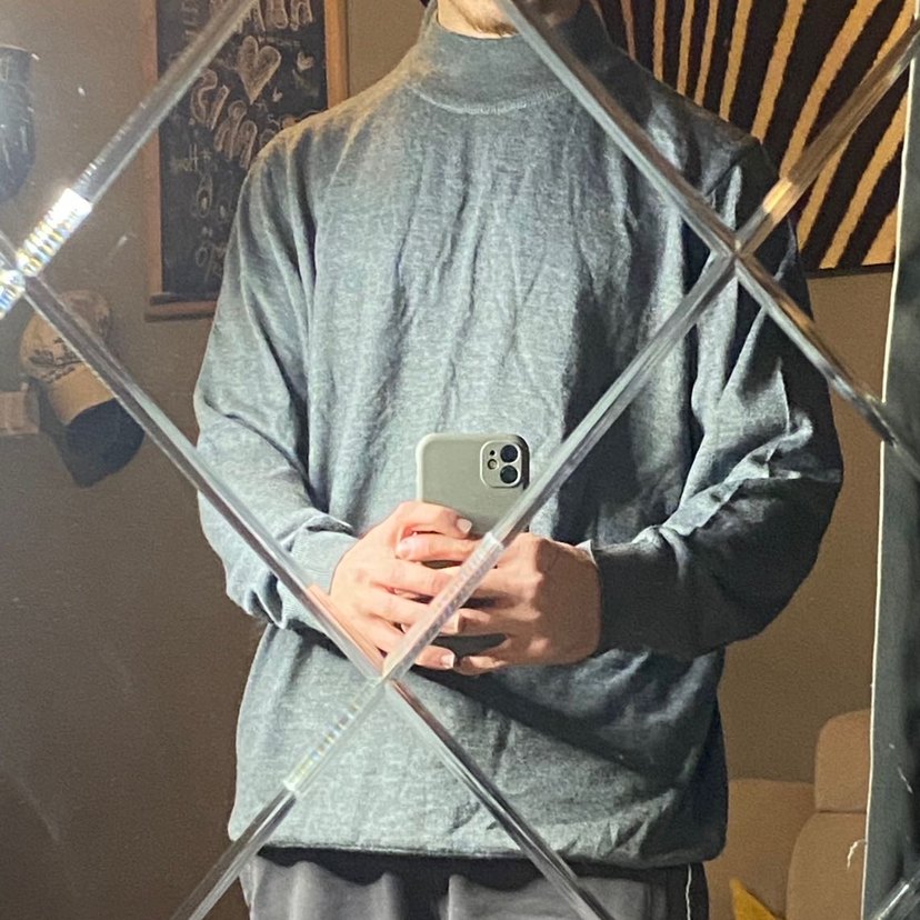 Gri Triko Balıkçı Yaka Erkek Kazak - Görsel 3