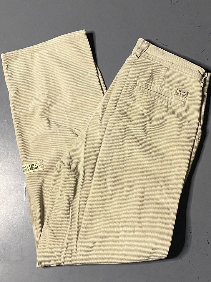 Bej Salaş Kadife Unisex Pantolon - Görsel 3