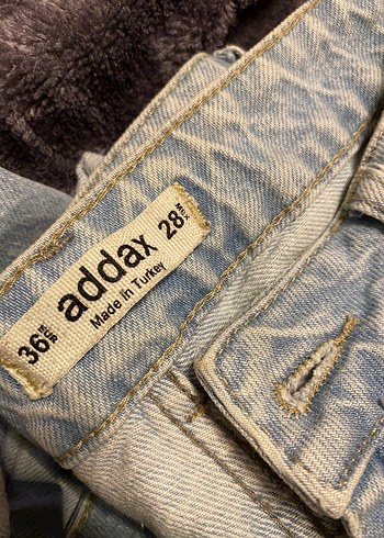 Mavi Bol Kesim Kadın Kot Pantolon - Görsel 7