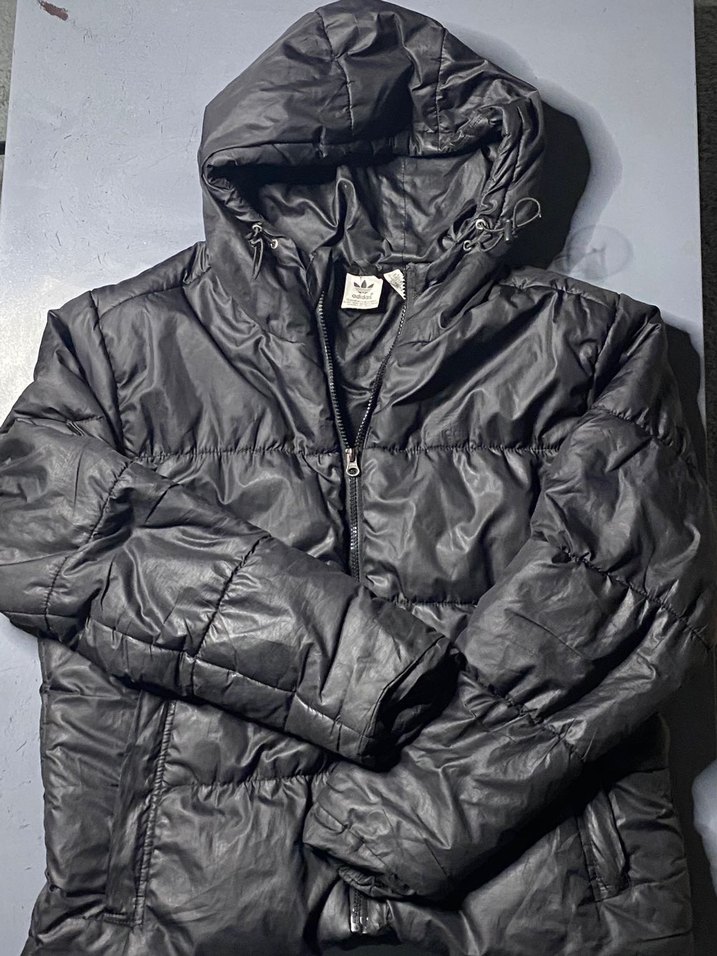 Siyah Adidas Kışlık Fermuarlı Mont - Görsel 2