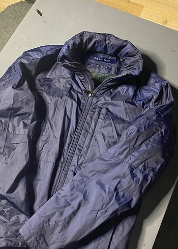 Mavi Zara Man Fermuarlı Erkek Yağmurluk/Rüzgarlık - Görsel 2