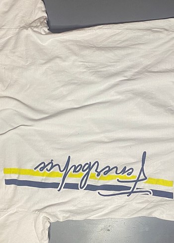 Fenerbahçe Baskılı Oversize Tişört - Görsel 2