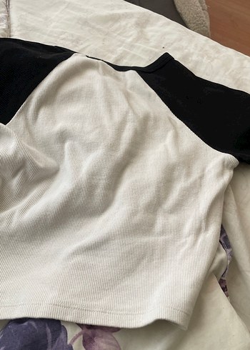 Gri Beyaz Pamuklu Rock Punk Tişört - Görsel 2