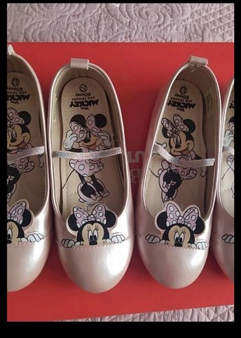 Parlak Pembe Baskılı Kız Babet Ayakkabı - Görsel 2