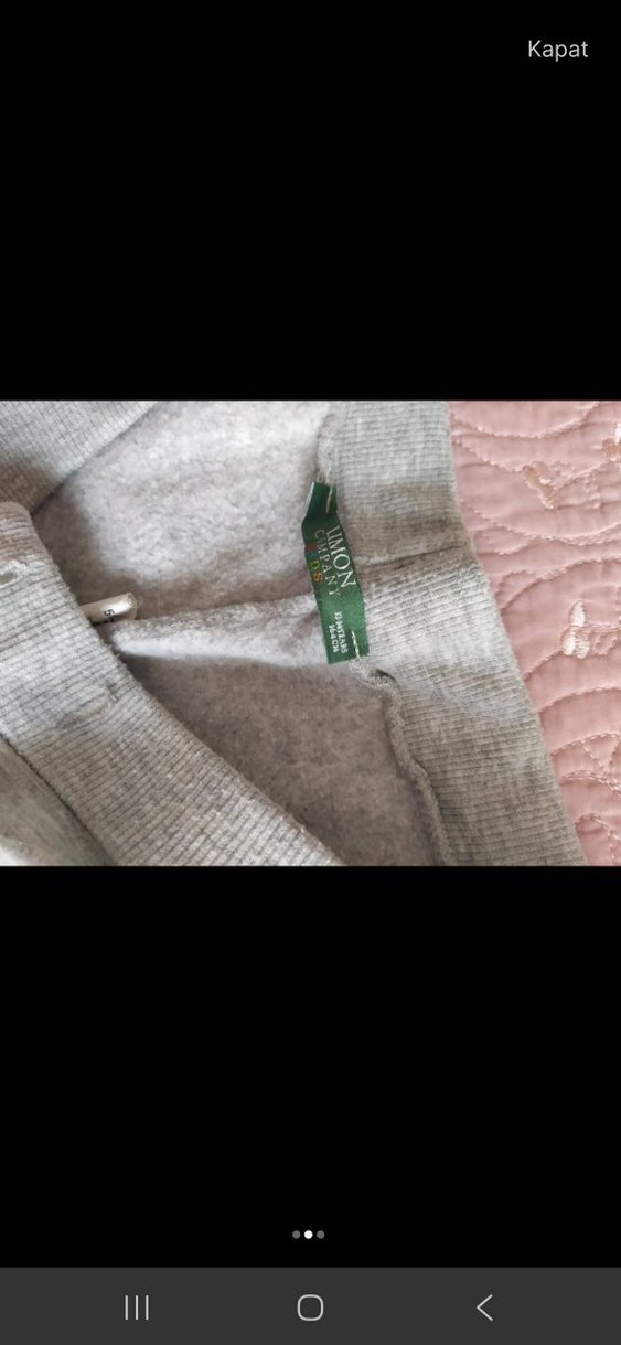 Gri Rahat Kesim  Eşofman Altı - Görsel 2