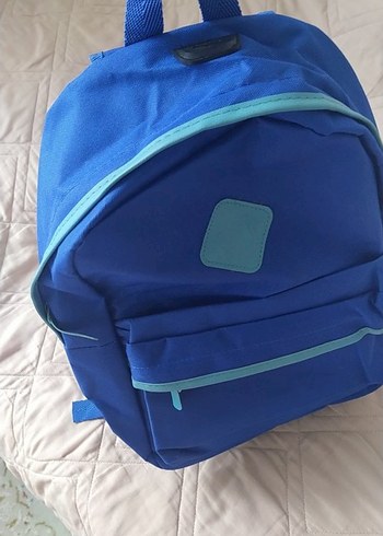 Mavi Fermuarlı Sırt Çantası - Görsel 2