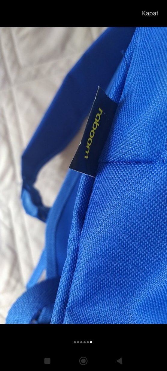 Mavi Fermuarlı Sırt Çantası - Görsel 5