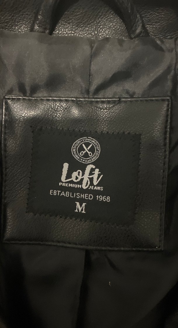 Siyah Deri Biker Ceket - Görsel 2