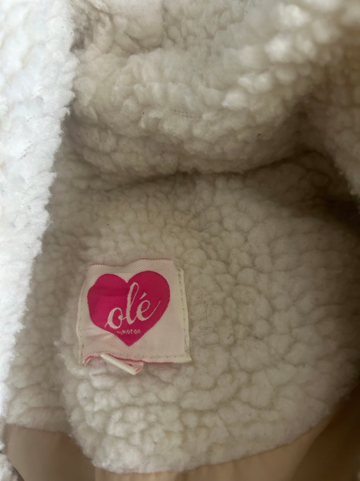 Krem Renkli Kadın Kış Montu, Kürklü - Görsel 2