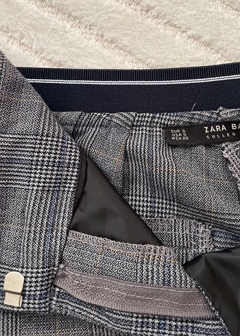 Gri Pilili Kadın Kumaş Pantolon - Görsel 3