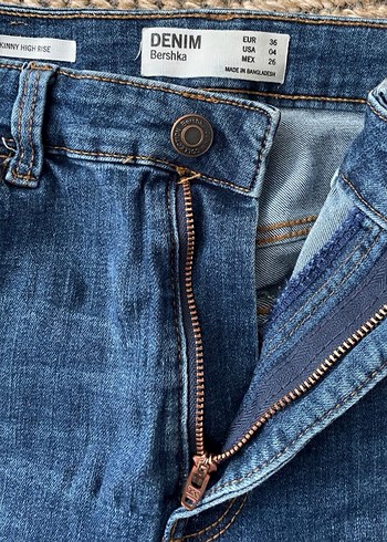 Kadın Mavi Denim Normal Boy Jean - Görsel 2