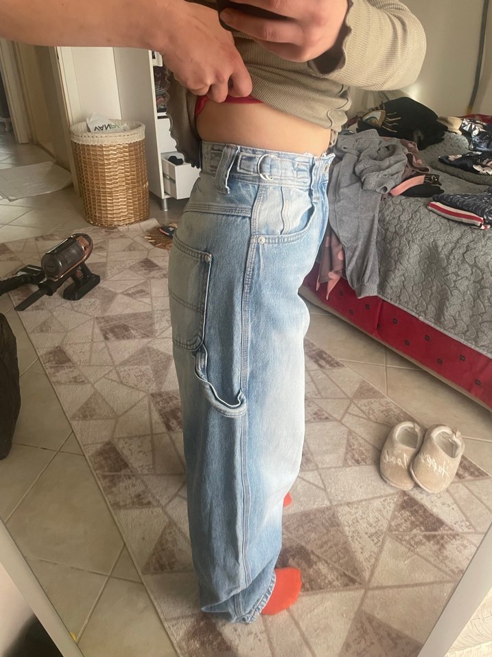 Bershka Baggy Jean - Görsel 3