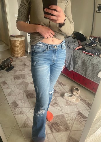 Zara Düşük Bel Jean - Görsel 3