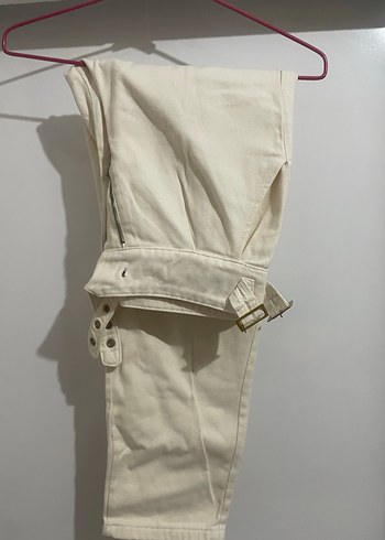 Krem Mom Jean - Görsel 2