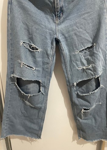 Yırtıklı İspanyol Jean - Görsel 2