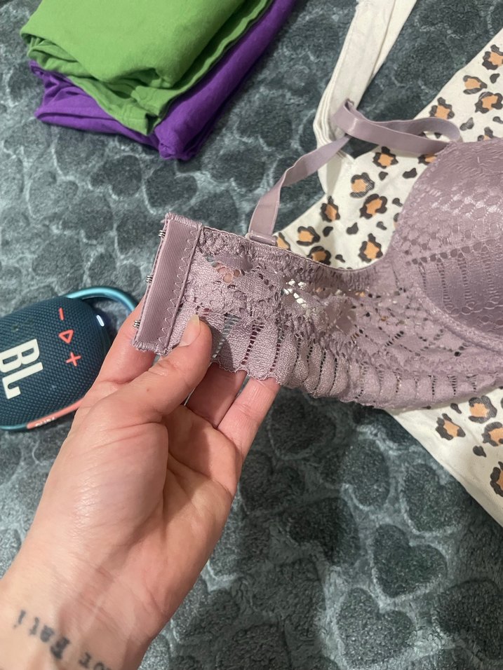 Bohem Yılan Desenli Mor Sütyen - Görsel 2