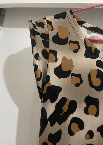 Polo Garage Leopar Bluz - Görsel 3