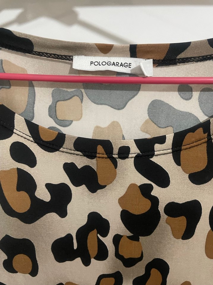 Polo Garage Leopar Bluz - Görsel 2