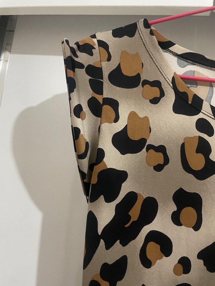 Polo Garage Leopar Bluz - Görsel 3