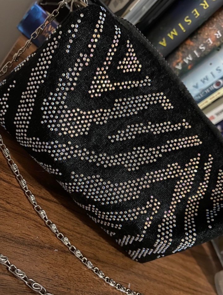 Zebra Desenli Zincir Detaylı Kadın Çanta - Görsel 2