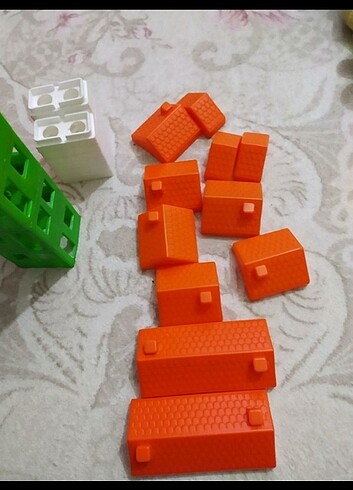 Play-Doh ev inşa yapboz lego