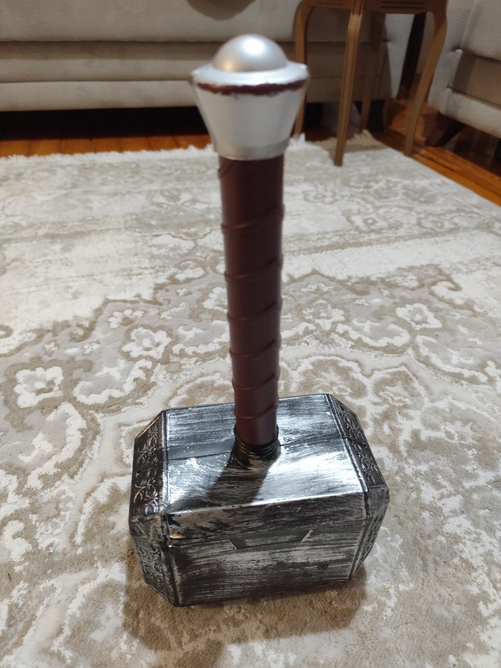 Thor Odinson çekiç mjolnir plastik - Görsel 2