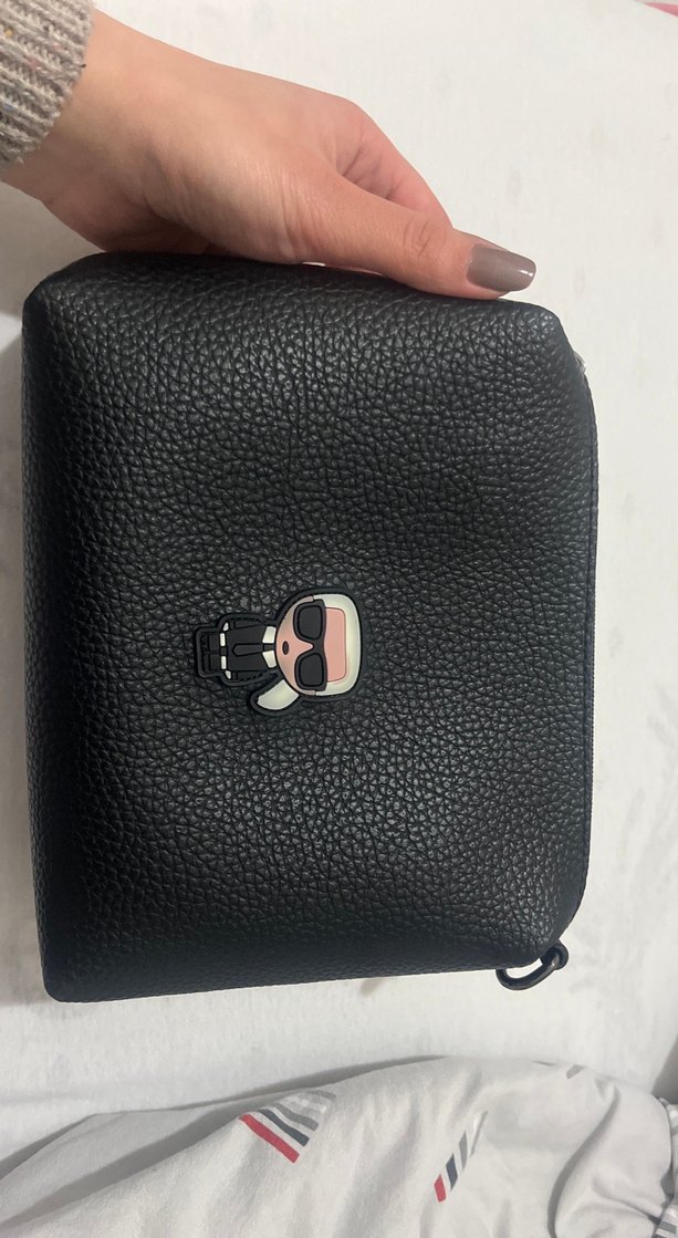 Siyah Deri Kadın Omuz Çantası - Görsel 3