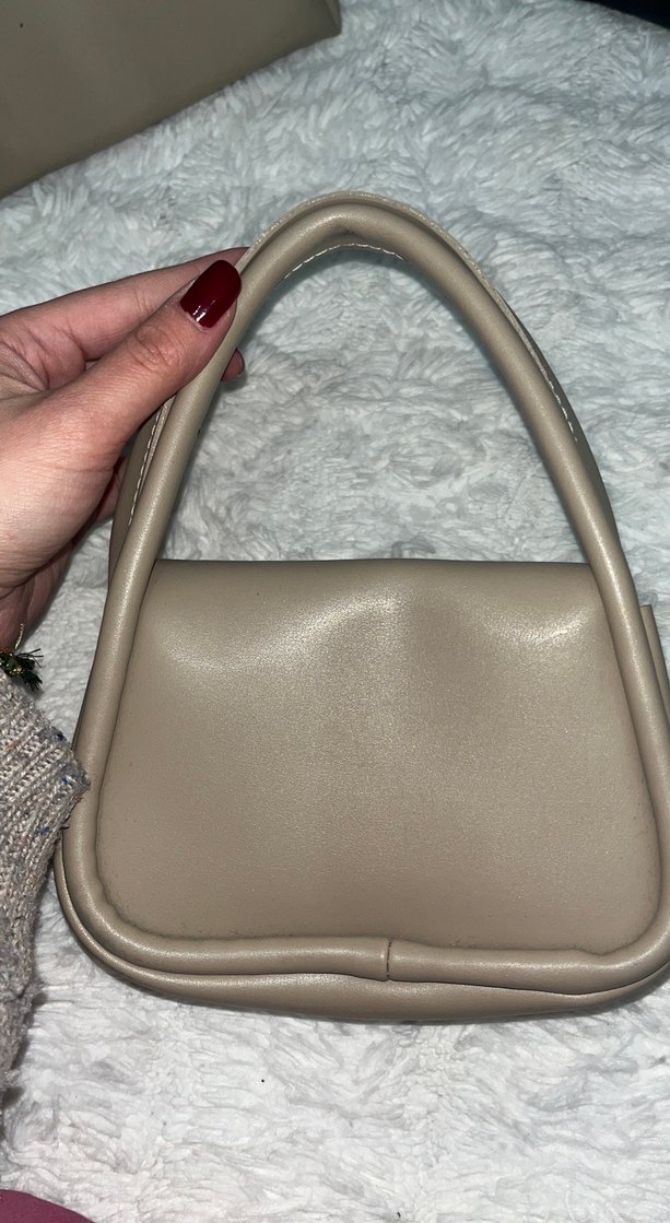 Bej Deri Kadın Çanta - Görsel 2