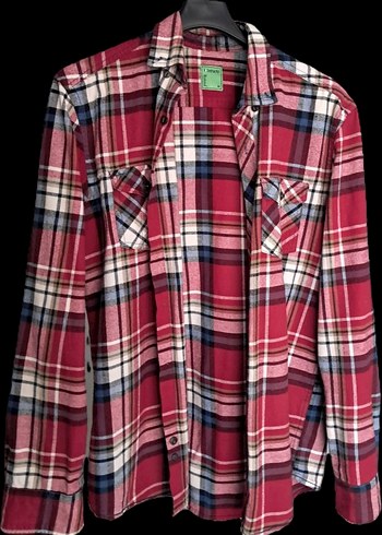 Düğmeli Uzun Kollu Gömlek - Görsel 2