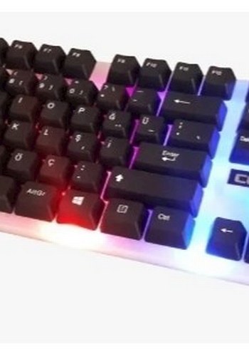 Renkli Mekanik Klavye RGB Aydınlatmalı - Görsel 2