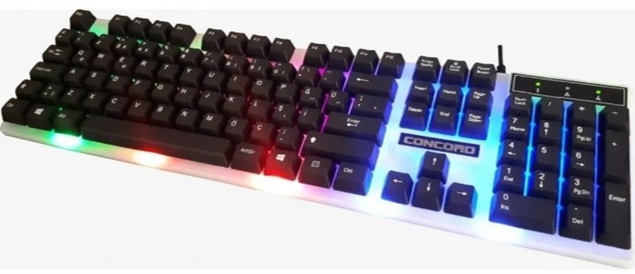 Renkli Mekanik Klavye RGB Aydınlatmalı - Görsel 2