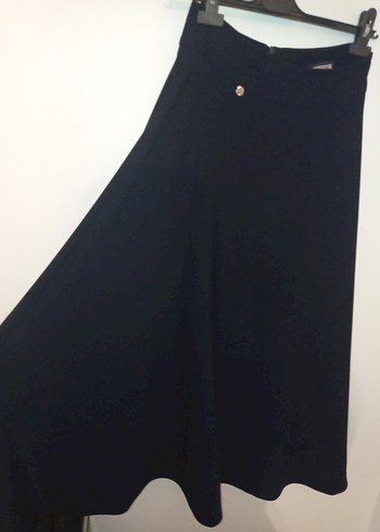 Siyah Uzun lacivert Mevlana kesim Armine etek - Görsel 2