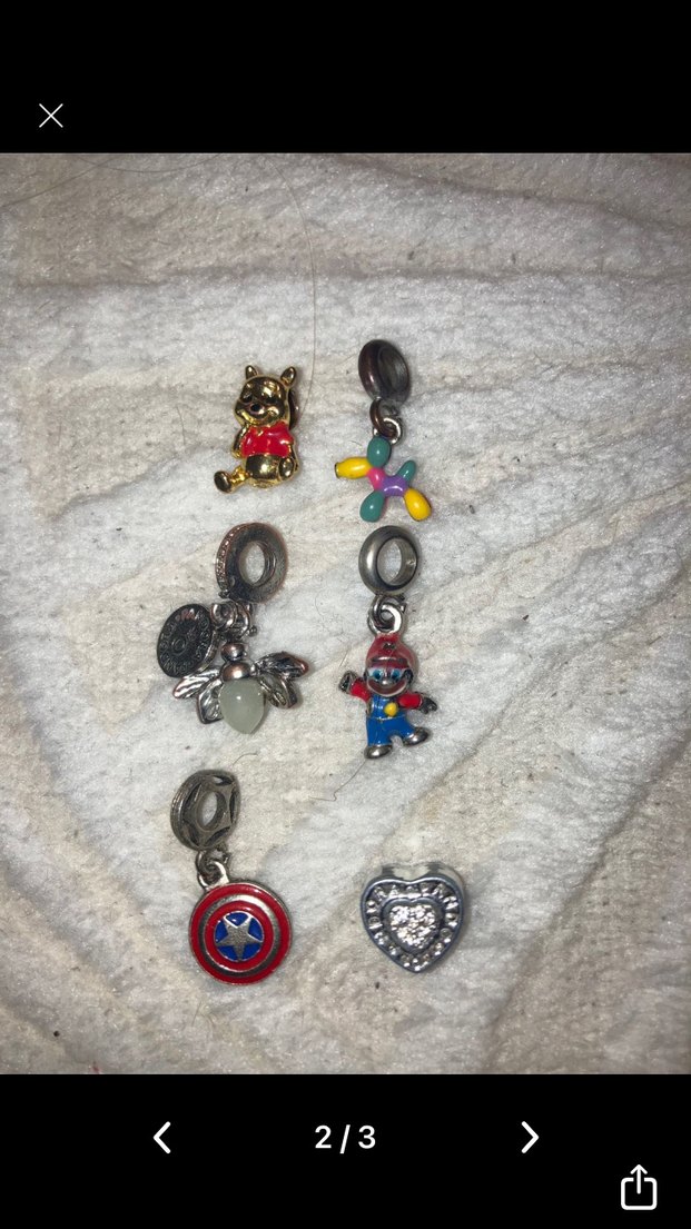 pandora çelik charm - Görsel 2