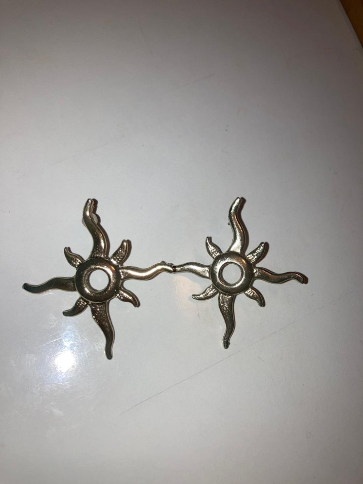 gümüş güneş figürlü kolye - Görsel 2