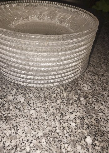 kristal Cam Yemek Tabağı Seti - Görsel 4