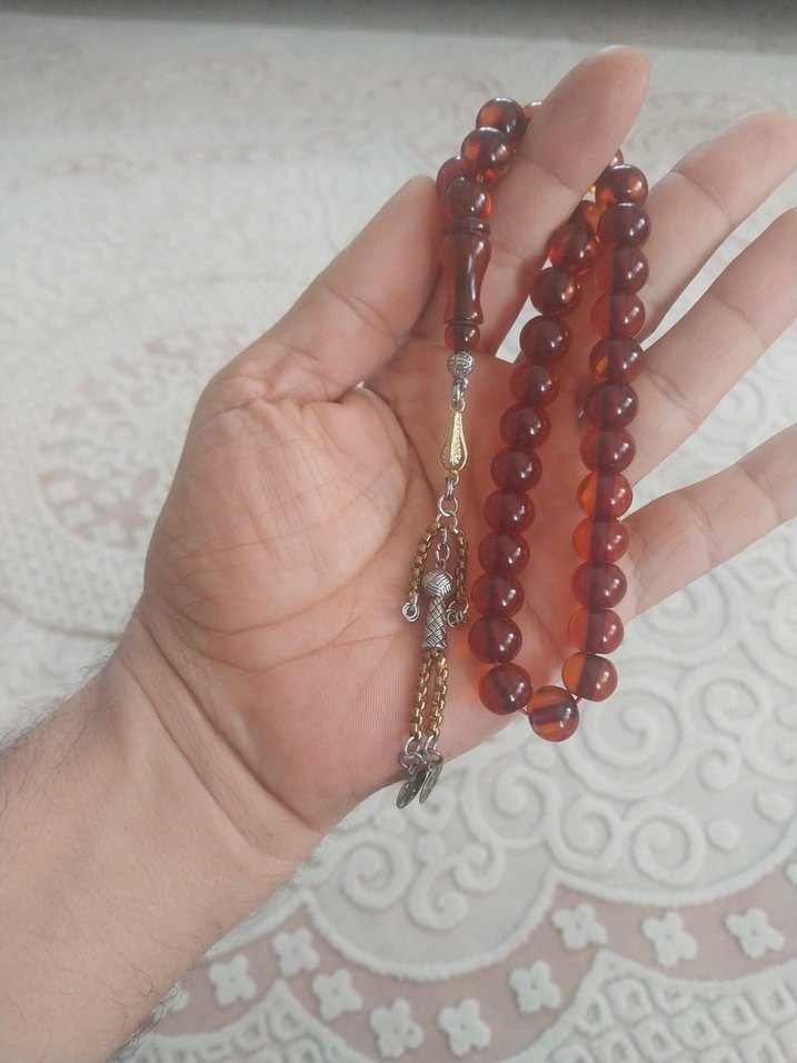 sıkma  Tespih.eski guzel parlamis - Görsel 4