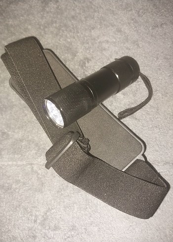 Ayarlanabilir Kafa Lambası ve Mini El Feneri - Görsel 4