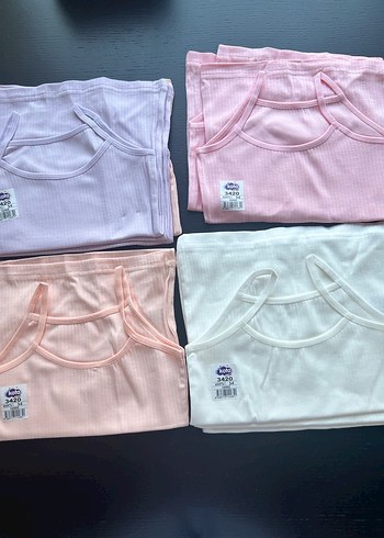 Beyaz Kız Çocuk Atlet - Görsel 2