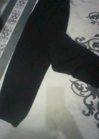 Siyah Erkek Rahat Kesim Eşofman Altı - Görsel 3